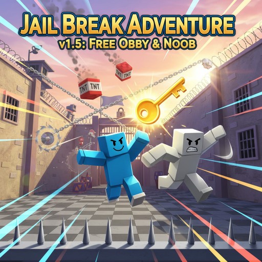 Jail Break Adventure v1.5: Free Obby & Noob